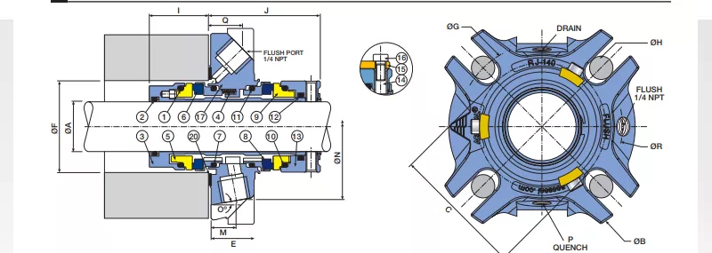 stainless steel seals drawing